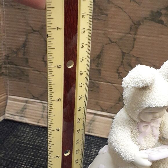 Dept. 56 / Snowbabies "COUNTING THE DAYS 'TIL EASTER " ~ 6 1/2" Tall - Picture 6 of 7